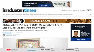 
                            8. Maharashtra SSC Result 2018: Maharashtra Board Class 10 result ...