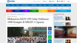 
                            12. Mahasiswa KKN UPI Gelar Deklarasi 1000 Kempis di SMAN 1 ...
