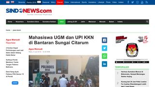 
                            10. Mahasiswa UGM dan UPI KKN di Bantaran Sungai Citarum - Daerah