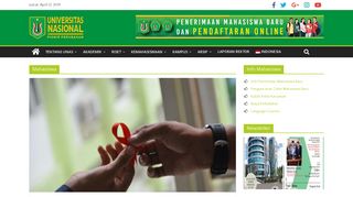 
                            8. Mahasiswa – Universitas Nasional