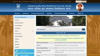 
                            12. Mahatama Jyotiba Phule Rohilkhand University , Bareilly - mjpru