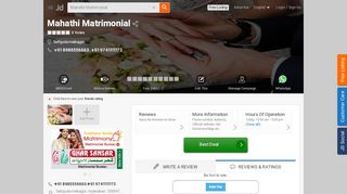 
                            2. Mahathi Matrimonial, Safilguda-Malkajgiri - Matrimonial Bureaus For ...