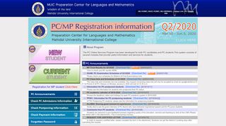 
                            3. MAHIDOL UNIVERSITY: MUIC Preparation Center for Languages and ...