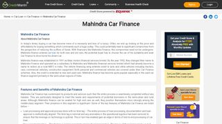 
                            9. Mahindra Car Finance - Eligibility & Features and Benefits | 19 ...