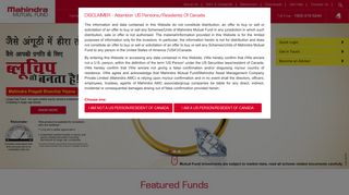
                            10. Mahindra Mutual Fund - India's Leading Mutual Fund Investment ...
