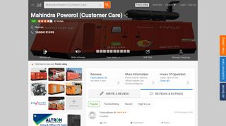 
                            7. Mahindra Powerol (Customer Care) - Mahendra Powerol see ...