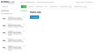 
                            8. Mahle Jobs - Apply Now | CareerBuilder