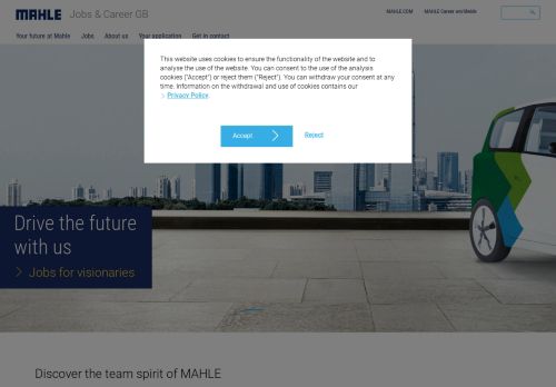 
                            5. MAHLE Jobs & Career | Homepage