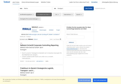 
                            8. Mahle Jobs in Stuttgart - Februar 2019 | Indeed.com