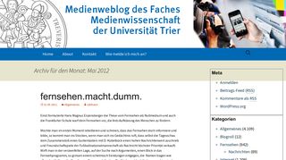 
                            9. Mai | 2012 | Trierer Medienblog