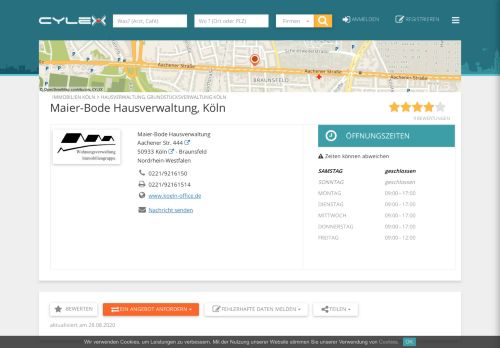 
                            11. Maier-Bode Hausverwaltung in Köln Braunsfeld - Öffnungszeiten - Cylex