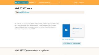 
                            6. Mail 57357 (Mail.57357.com) - Outlook Web App - ...