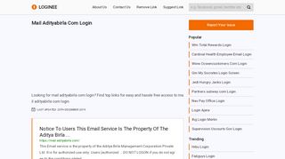 
                            9. Mail Adityabirla Com Login