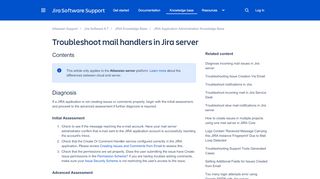 
                            1. Mail and mail handlers troubleshooting - Atlassian Documentation