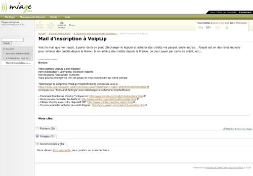 
                            9. Mail d'inscription à VoipLip - miageprojet2