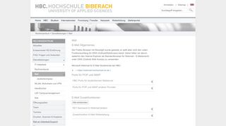 
                            4. Mail - Hochschule Biberach