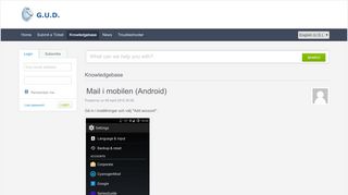 
                            11. Mail i mobilen (Android) - Powered by Kayako Help Desk ... - Chalmers