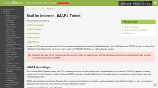 
                            12. Mail im Internet - IMAP4-Telnet - MSXFAQ