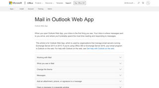 
                            9. Mail in Outlook Web App - Outlook - Office Support - Office 365