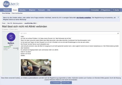 
                            11. Mail lässt sich nicht mit Allinkl verbinden | MacUser.de Community