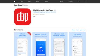 
                            2. Mail Master by NetEase on the App Store - iTunes - Apple