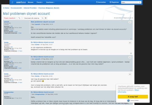 
                            7. Mail problemen skynet account - Userbase
