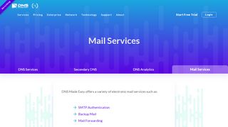 
                            13. Mail Services | DNS Made Easy