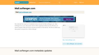 
                            6. Mail Softenger (Mail.softenger.com) - Softenger MailServer :: Welcome ...