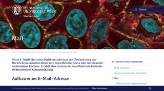 
                            3. Mail | Studium an der MedUni Wien