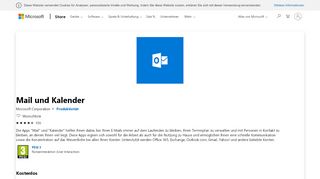 
                            4. Mail und Kalender beziehen – Microsoft Store de-AT