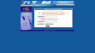 
                            2. Mail :: Welcome to CS LoxInfo Webmail