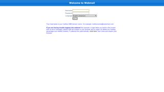 Mail :: Welcome to Webmail