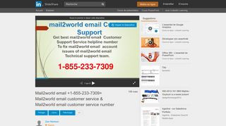 
                            9. Mail2world email +1-855-233-7309+ Mail2world email customer ...