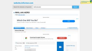 
                            12. mail.aai.aero at WI. Outlook Web App - Website Informer