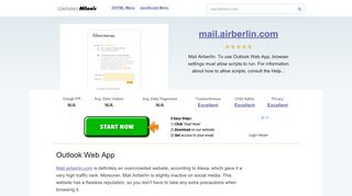 
                            1. Mail.airberlin.com website. Outlook Web App.