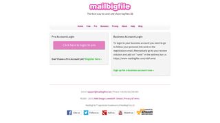 
                            1. MailBigFile - Account Login