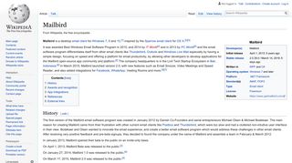 
                            6. Mailbird - Wikipedia