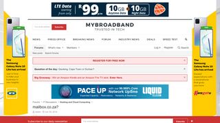 
                            3. mailbox.co.za? | MyBroadband