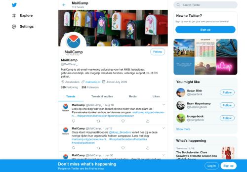 
                            10. MailCamp (@MailCamp_) | Twitter