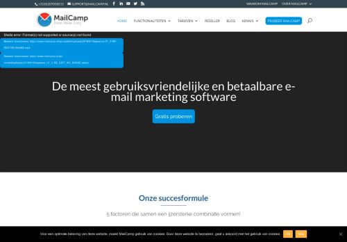 
                            3. MailCamp | Betaalbare e-mailmarketing software