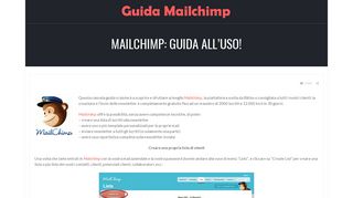 
                            5. Mailchimp: guida all'uso!