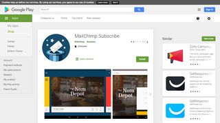 
                            5. MailChimp Subscribe - Apps on Google Play