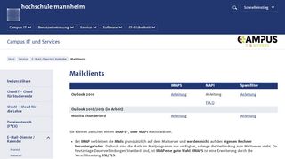 
                            4. Mailclients - (CIT) - Hochschule Mannheim