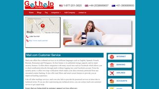 
                            4. Mail.com Customer Service & Support Phone Number