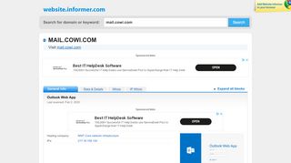 
                            7. mail.cowi.com at WI. Outlook Web App - Website Informer
