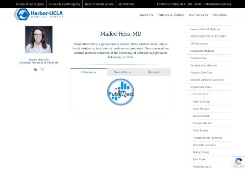 
                            6. Mailee Hess - Harbor-UCLA Medical Center