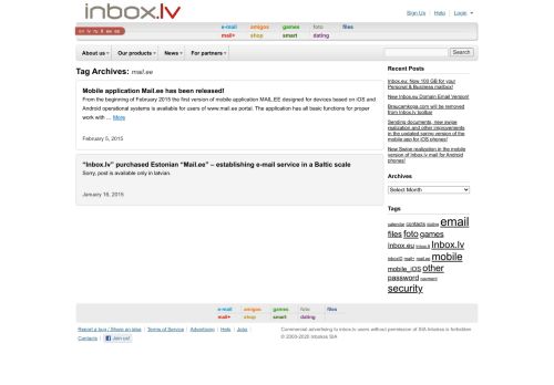 
                            2. Mail.ee - Inbox Company - Inbox.lv