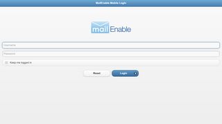 
                            8. MailEnable Mobile Login - Webmail