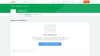 
                            11. MailerLite Integrations | Zapier