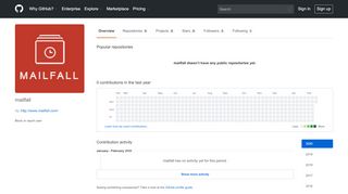 
                            4. mailfall · GitHub